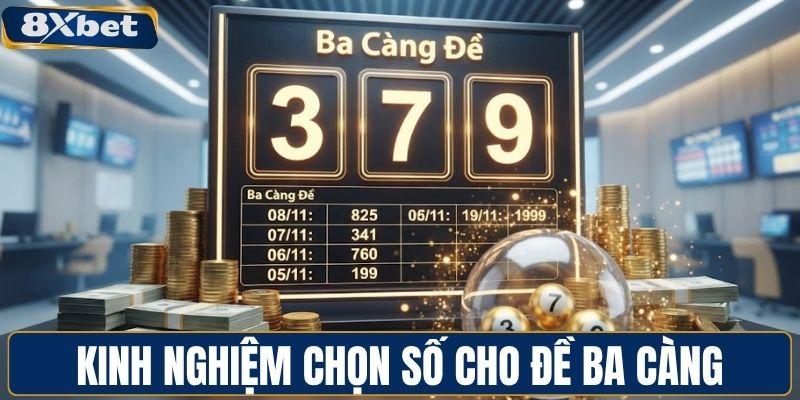 Kinh nghiệm chọn số cho đề ba càng hiệu quả